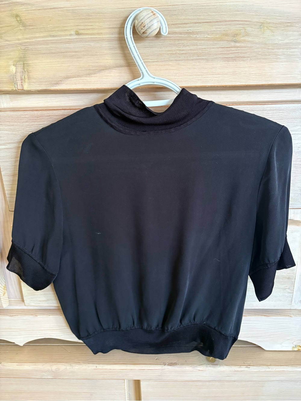 Wilfred mess mock neck top